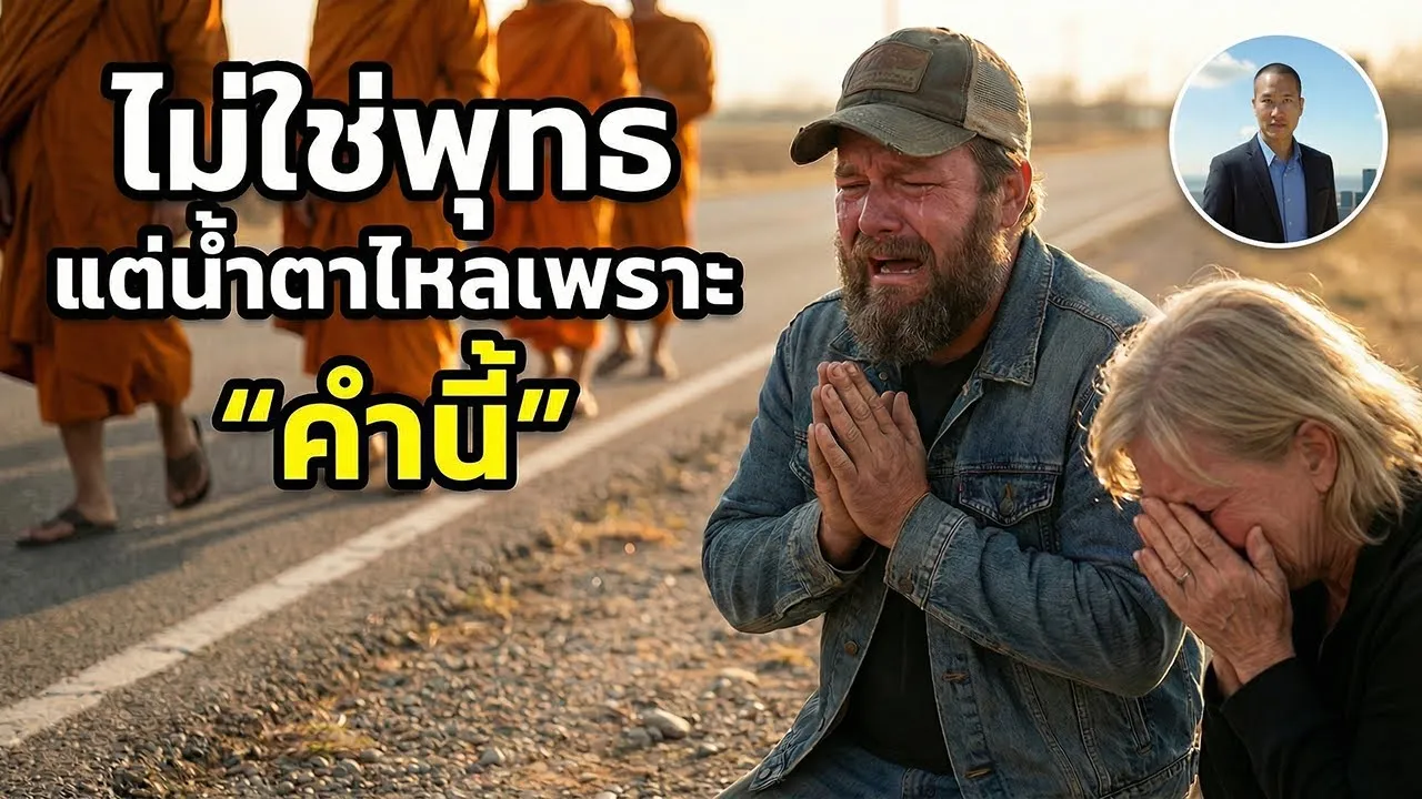 อเมริกันไม่ใช่พุทธ แต่ร้องไห้ทั้งสนาม เพราะคำพูดนี้