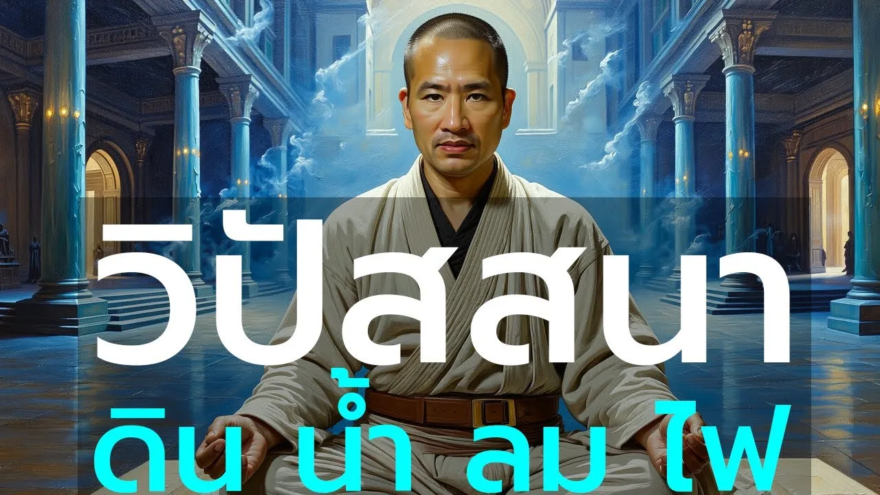 วิปัสสนา ธาตุ 4  ตามแนว สติปัฏฐาน 4 จากฌานสู่ปัญญา