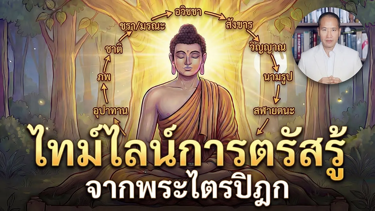 ไทม์ไลน์การตรัสรู้ "ตามพระไตรปิฎกเท่านั้น” จากเจ้าชายสู่คืนใต้ต้นโพธิ์