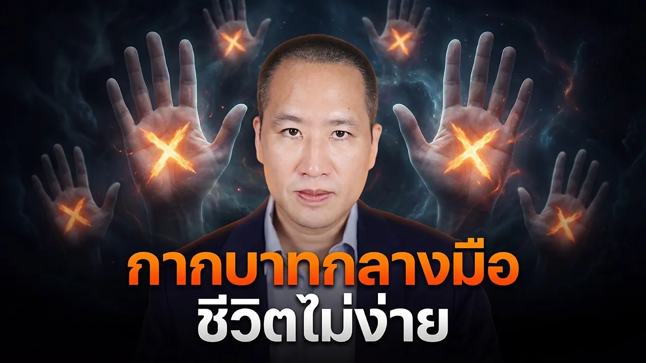 ผมมีกากบาทกลางฝ่ามือ แต่นี่ไม่ใช่เรื่องลายมือ