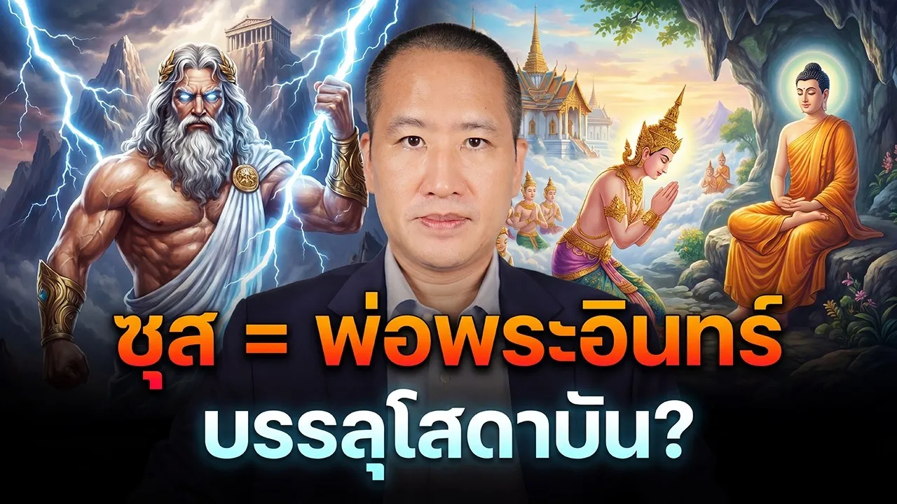 ซุส (Zeus) = พ่อพระอินทร์? เทพสายฟ้ากรีกบรรลุโสดาบัน?